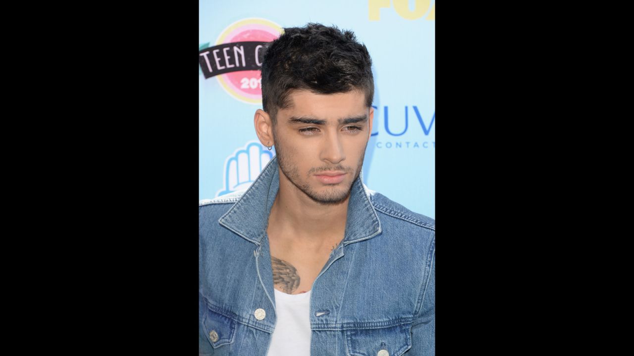 Zayn Malik, who reveals in "This Is Us" that he was never allowed to write graffiti under his mom's roof, so he bought his own house to have a space where he can spray paint all the walls.
