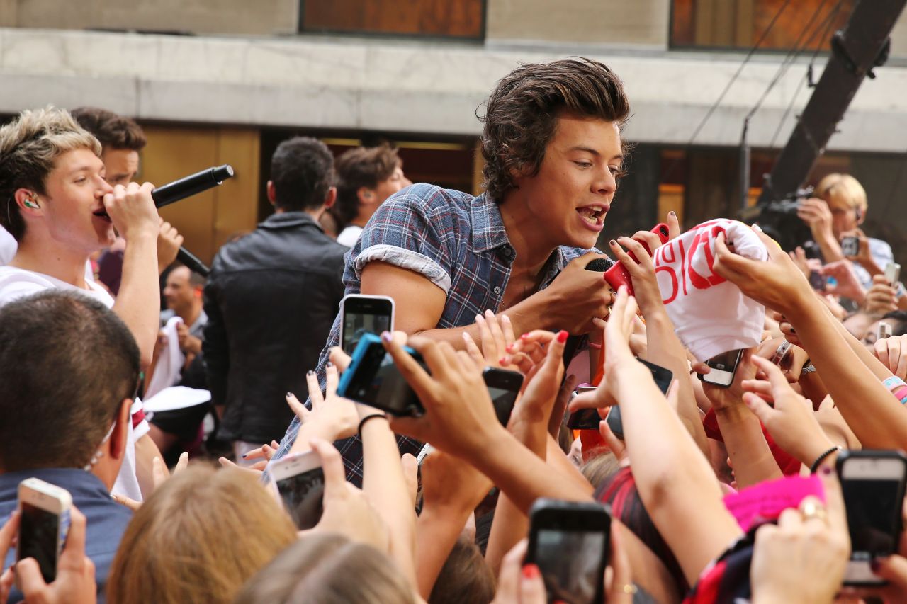 Harry Styles, who opens up in the film about how he hopes to be known for <a href="http://www.cnn.com/2013/08/26/showbiz/6-memorable-vma-moments">more than his fame</a>. The heartthrob believes fame can overshadow a person's talents and skills, and is nervous about the same thing happening to him.