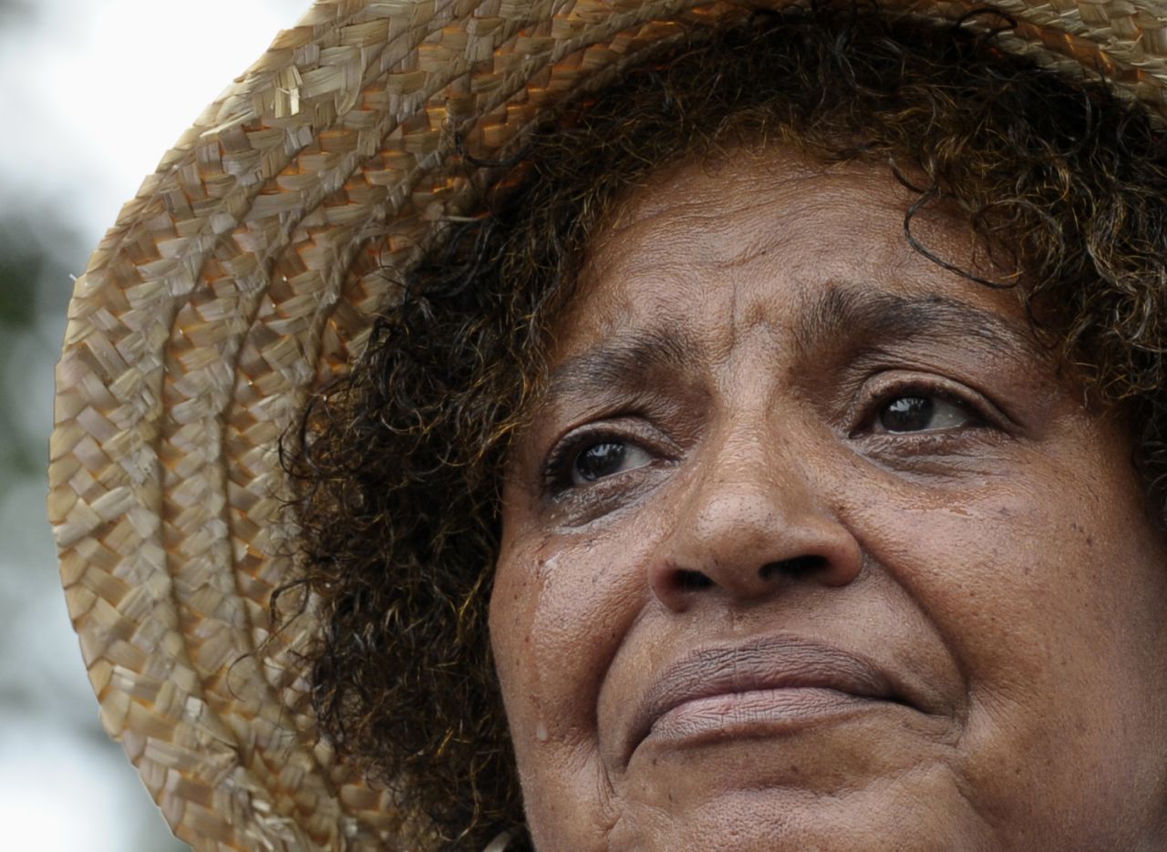 AUGUST 29 - WASHINGTON DC, U.S.: Sandy Redman cries as she listens to <a href="http://cnn.com/2013/08/28/politics/obama-king-speech/index.html?hpt=hp_bn3">President Barack Obama </a>during the anniversary of the March on Washington and Martin Luther King Jr.'s <a href="http://cnn.com/2013/08/28/us/mlk-i-have-a-dream-9-things/index.html?hpt=hp_inthenews">"I Have a Dream" speech</a>. Fifty years ago, Redman attended the <a href="http://cnn.com/2013/08/22/living/march-on-washington-freed-photos/index.html?iid=article_sidebar">first march</a>, labeled by King and his followers as "the greatest demonstration for freedom in the history of our nation."