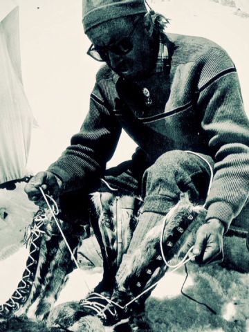 An historic peak in the Vibram story was reached in July 1954 when an Italian expedition led by Ardito Desio (equipped with the company's soles) became the first reach the summit of the world's second highest mountain K2 in Pakistan.