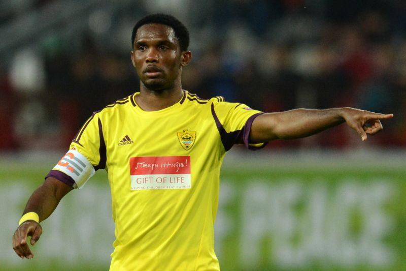 Samuel Eto'o Cameroon away kit