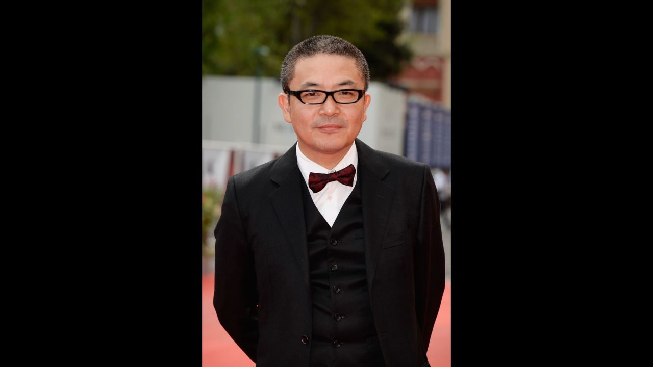 Director Sion Sono attends the "Why Don't You Play In Hell?" premiere on August 29.
