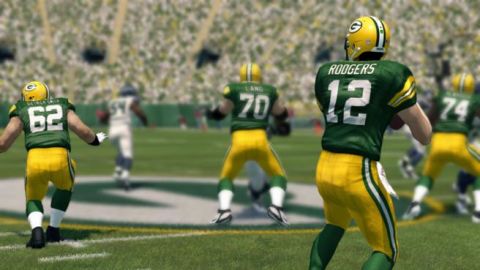 Sorry, Peyton. Sorry, Tom. Green Bay's <strong>Aaron Rodgers</strong> topped Manning and Brady among quarterbacks in "Madden 25," the new version of the popular football video game. The Falcons' Matt Ryan and the Saints' Drew Brees rounded out the top 5.