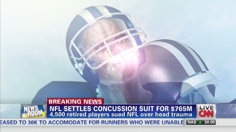 NFL settles concussion suit for 765M