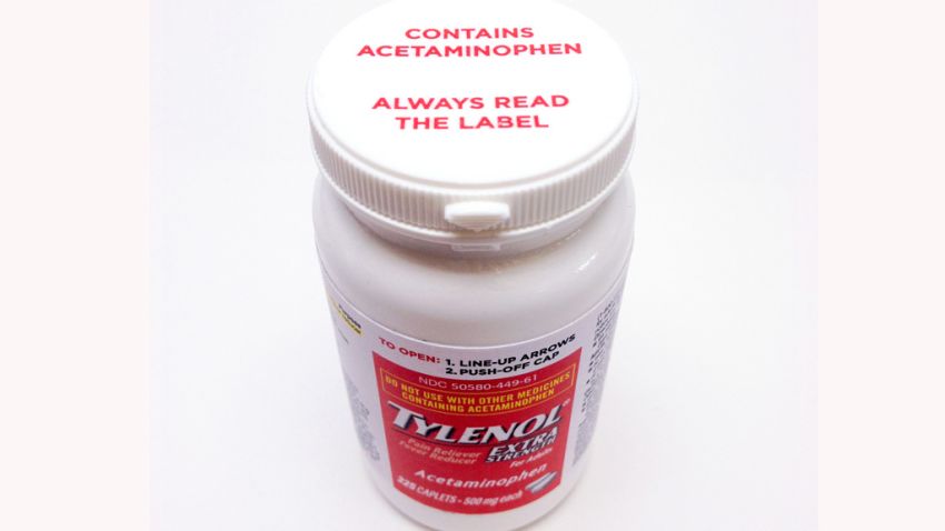 Tylenol new label cap
