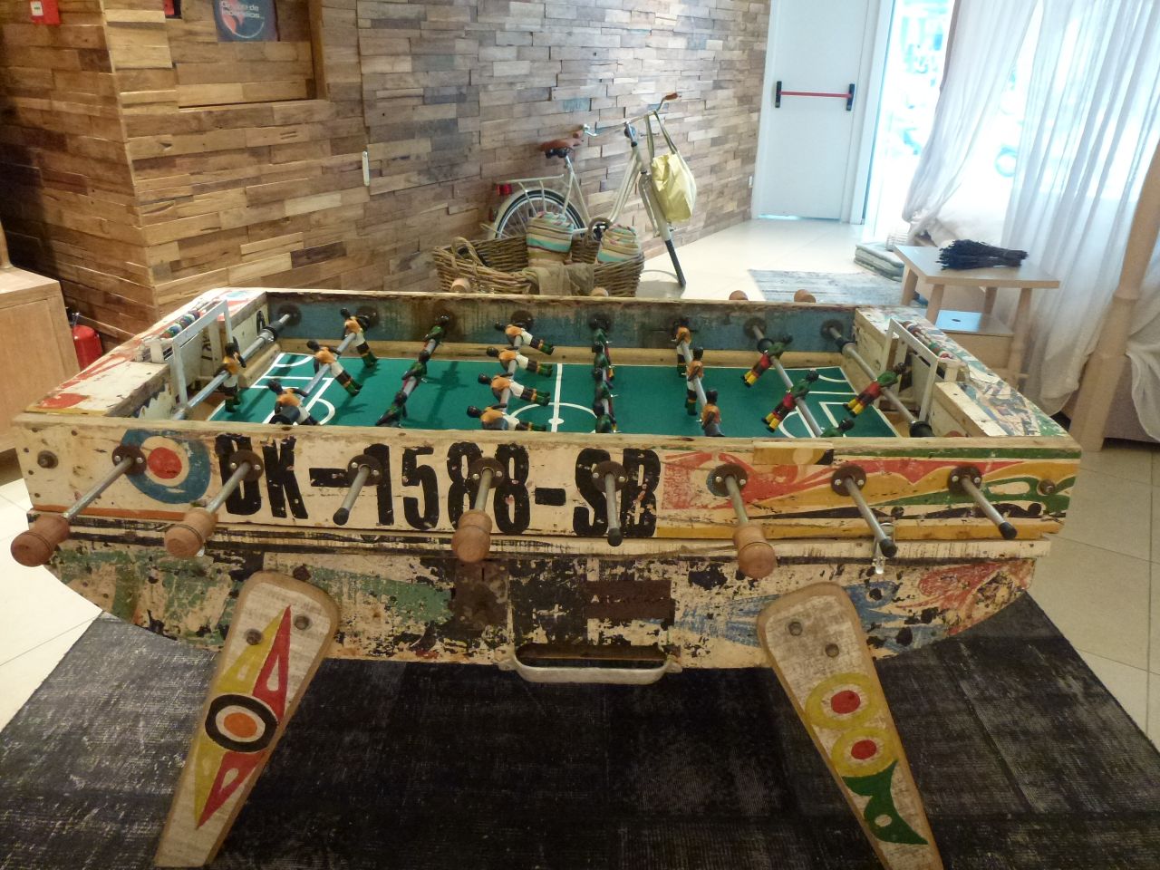 Artlantique is a company transforming old fishing boats from Senegal into hand-made furniture sold internationally.