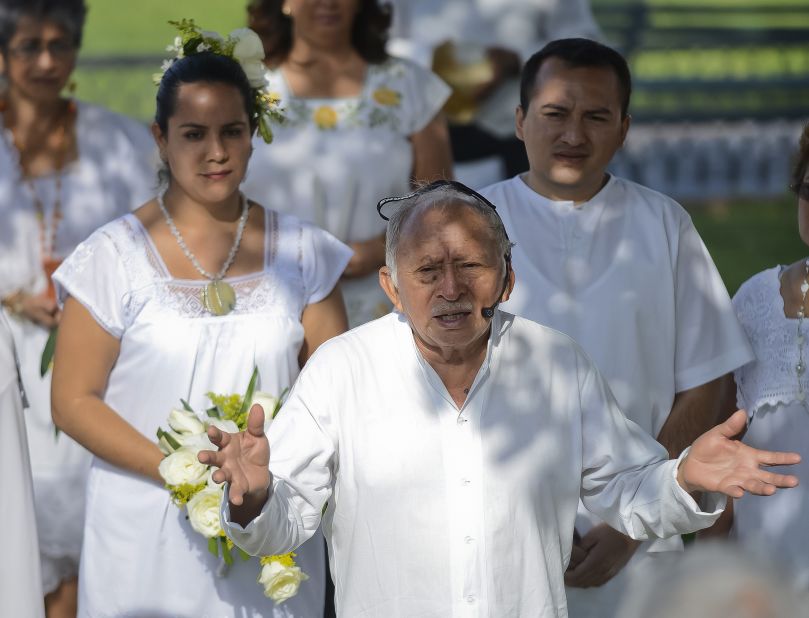 Luz Carmen Gonzalez marries Jesus Chacon in the last Maya wedding before the end of the Maya Long Count Calendar -- Baktun 13 -- and the beginning of a new era on December 17, 2012, in Merida, Mexico. 