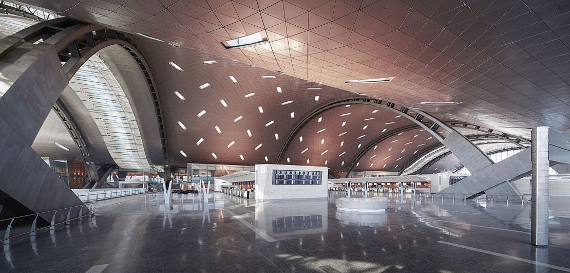 Doha's new Hamad International Airport is set to soft-launch later this year. It covers an area equivalent to two-thirds the size of the city. 