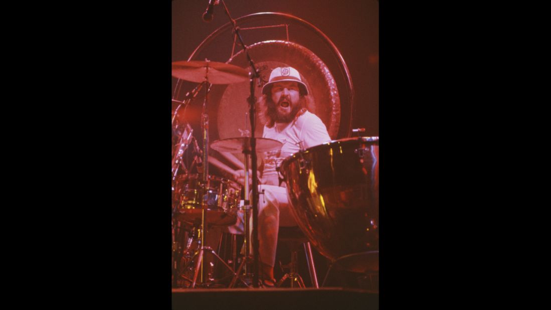 English drummer John Bonham (1948-1980) of the rock group Led Zeppelin learned to <a href="http://www.johnbonham.co.uk/biography/biography.html" target="_blank" target="_blank">play the drums when he was just 5</a> using coffee tins, containers and pots and pans. It wasn't until he was 15 that he got his first full drum kit.