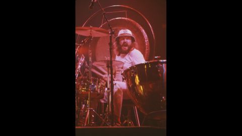 English drummer John Bonham (1948-1980) of the rock group Led Zeppelin learned to <a href="http://www.johnbonham.co.uk/biography/biography.html" target="_blank" target="_blank">play the drums when he was just 5</a> using coffee tins, containers and pots and pans. It wasn't until he was 15 that he got his first full drum kit.