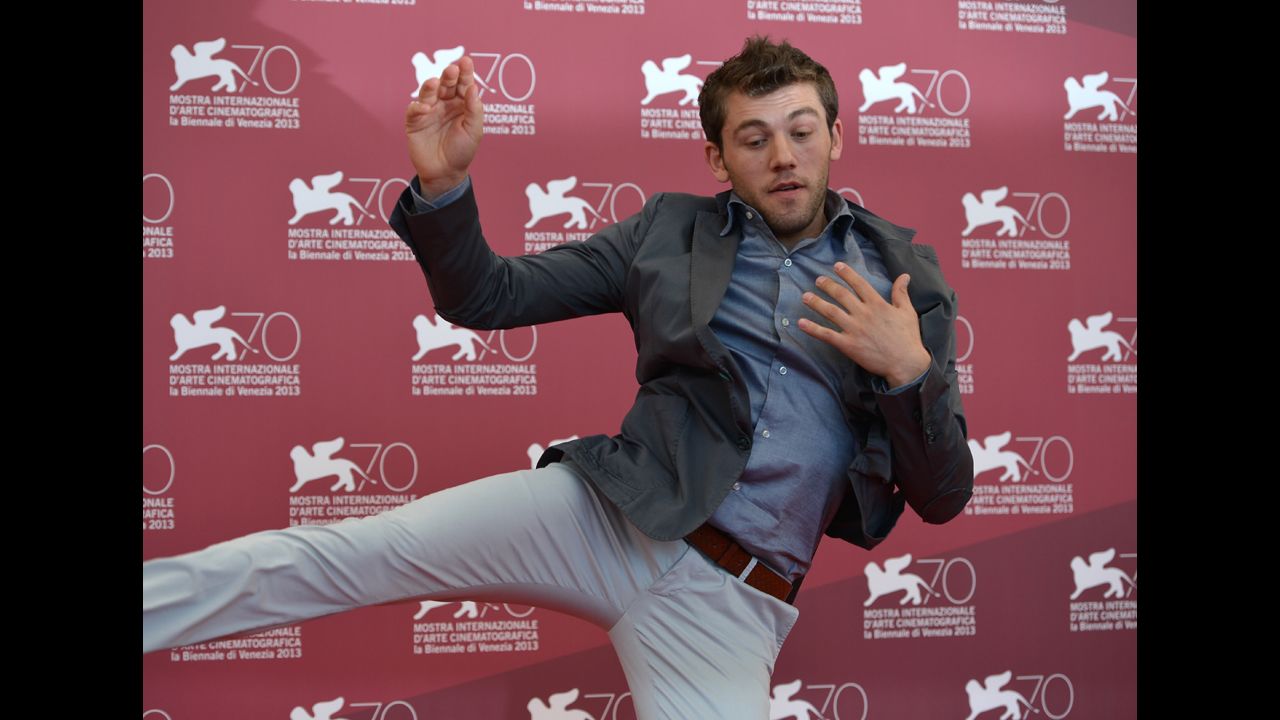 Vladimir Doda, here at the festival, stars in "Piccola Patria," presented in the Orizzonti selection on August 30.