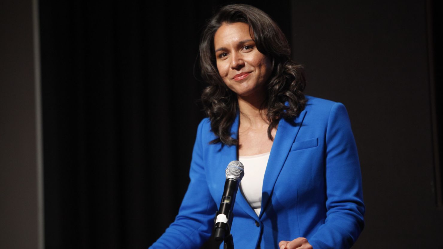 A man is being held in San Diego for threatening to decapitate Rep. Tulsi Gabbard of Hawai.