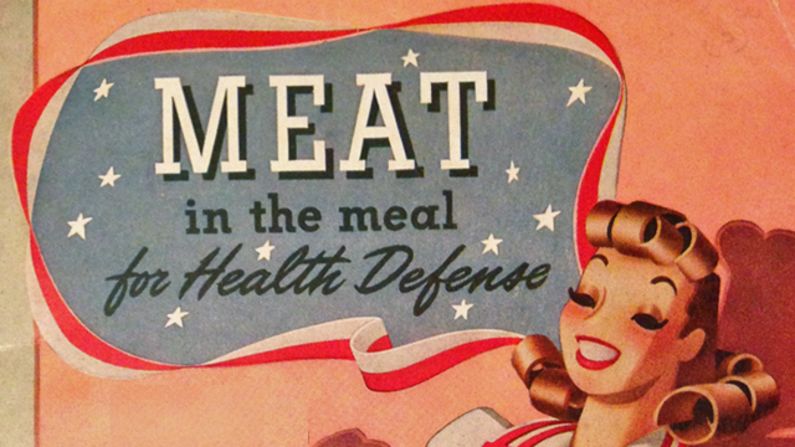 Meat in the Meal for Health Defense (1942) was a major booster of bacon during WWII.