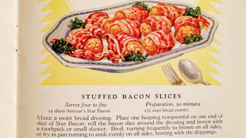 Stuffed Bacon Slices: Slices of Real Flavor, Armour and Company (1925)