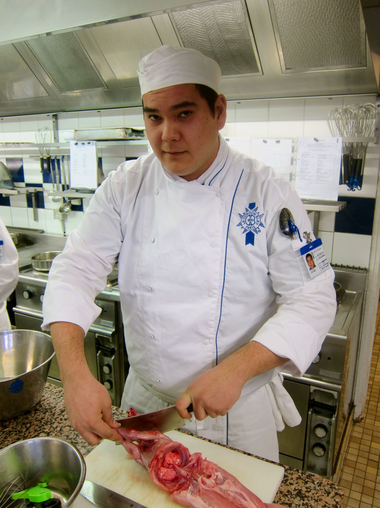 Chris Reynolds, 26, is a line cook at Morimoto in New York City.