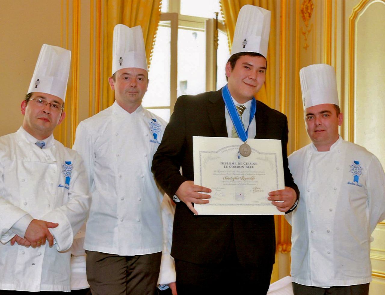 Reynolds graduated from Le Cordon Bleu in Paris in 2012.