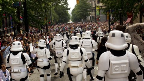 Stormtroopers are always a hit at Dragoncon.