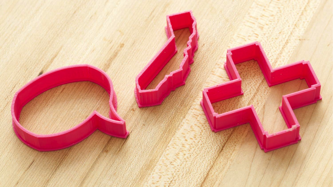 Have a custom logo or favorite design that you want to use for holiday cookies? A 3-D printer can design and print a mold in under 20 minutes.
