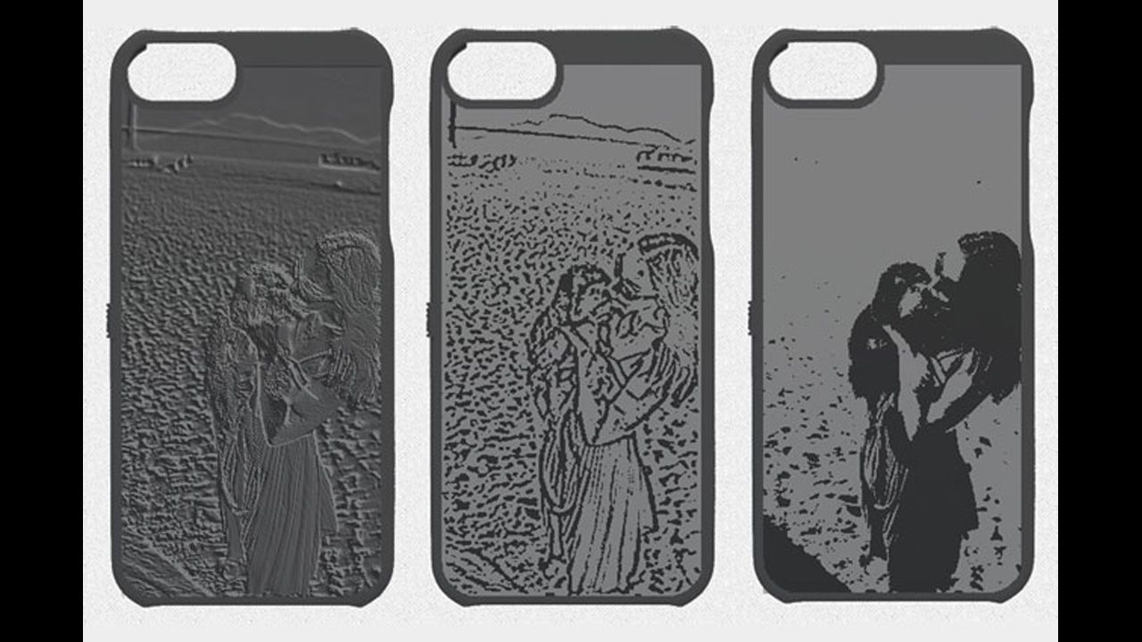 New technology from Cubify lets you print your favorite photo onto common products such as iPhone cases in 3-D.