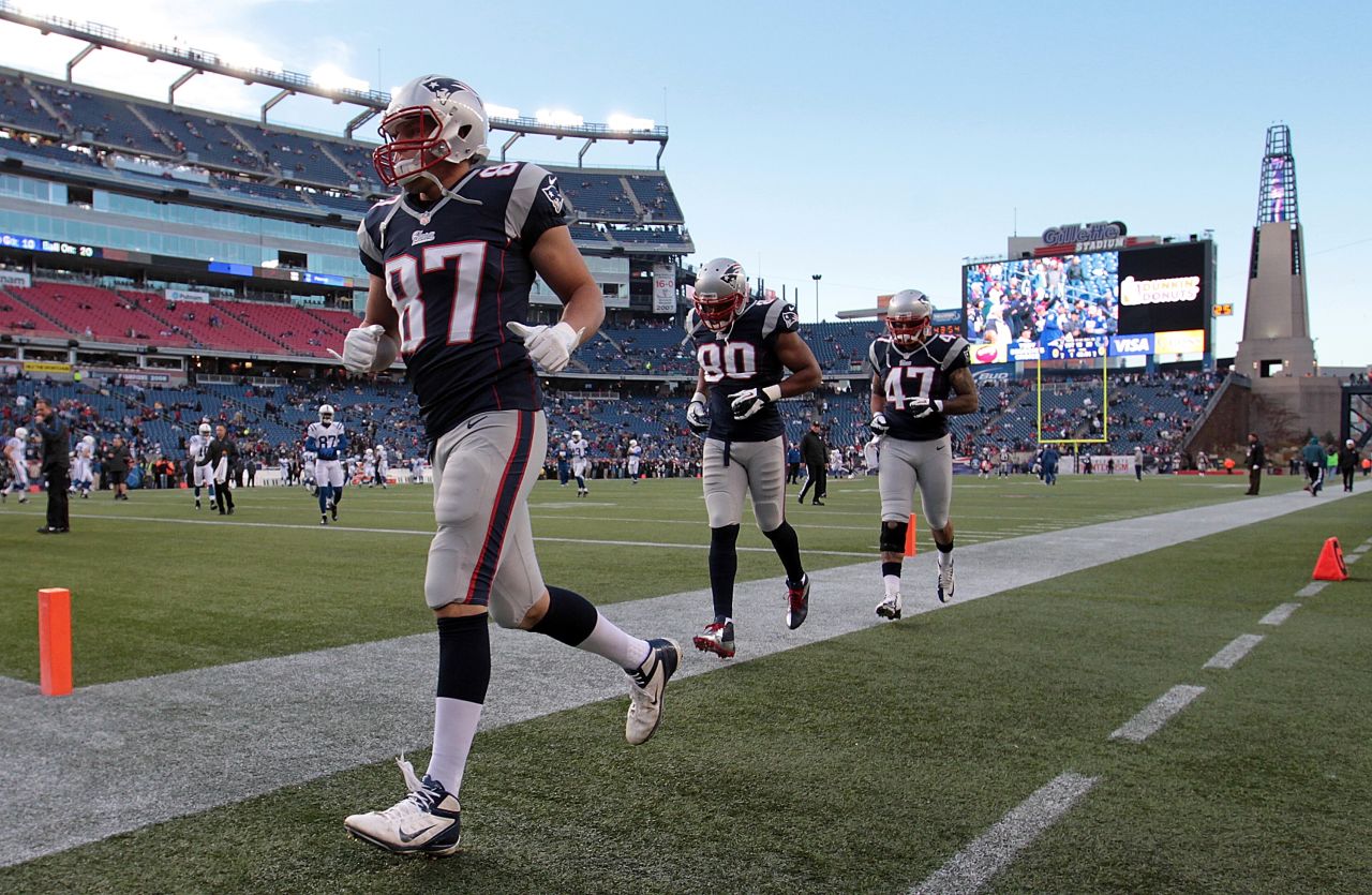 In 2012, the New England Patriots unveiled a stadium-wide Wi-Fi sytem built by Enterasys Networks at Gillette Stadium in Foxboro, Massachusetts.