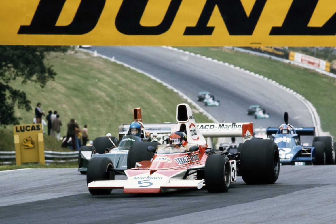 Brazilian Emerson Fittipaldi would win the first of McLaren's 12 drivers' world titles in 1974. The M23 car also won the team championship for the first time.