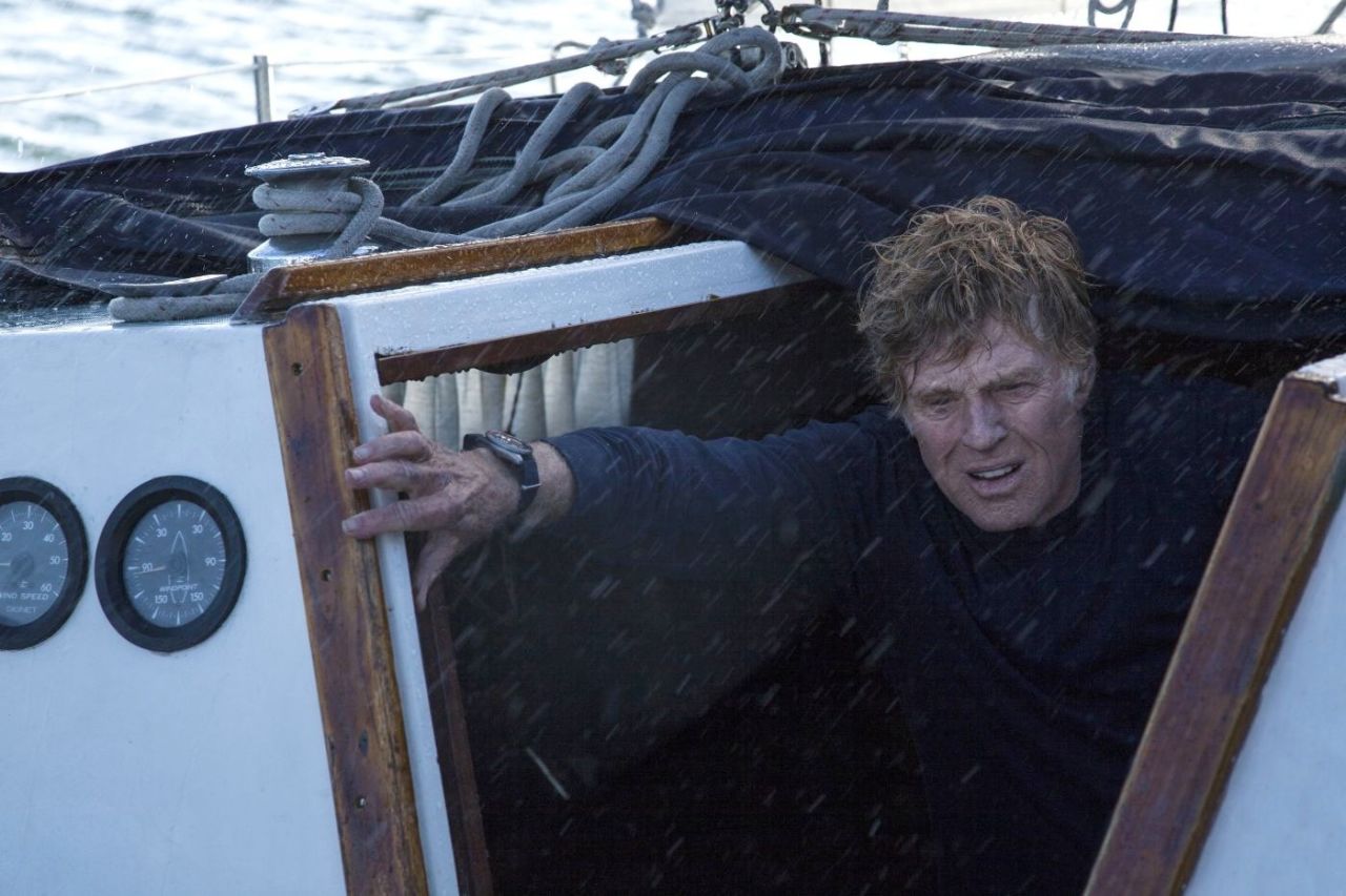 Robert Redford was an aging sailor adrift alone on the Indian Ocean in 2013's "All is Lost."