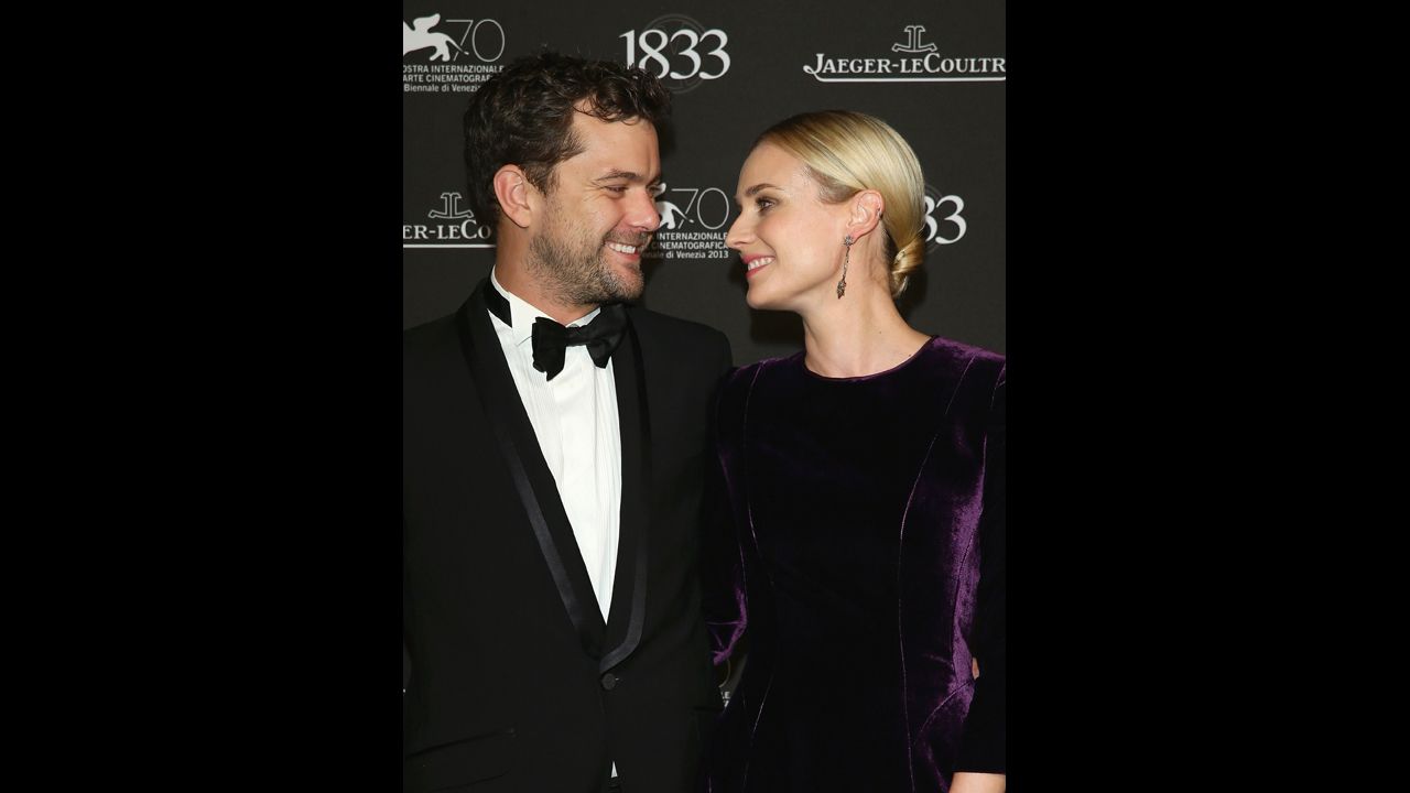 Actors Joshua Jackson and Diane Kruger attend a gala dinner hosted by Jaeger-LeCoultre celebrating its 180th anniversary at Teatro La Fenice on September 2.