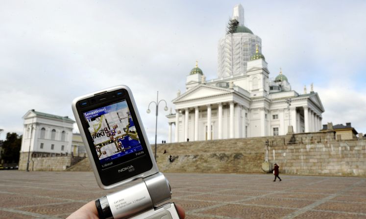 The Nokia N93i is featured in Helsinki, Finland on October 15, 2009. Nokia reported a loss of <a href="index.php?page=&url=http%3A%2F%2Ftech.fortune.cnn.com%2F2009%2F10%2F22%2Fnokia-vs-apple-12-per-iphone%2F">$886 million as its smartphone share fell from 41% to 35% in the space of three months.</a>