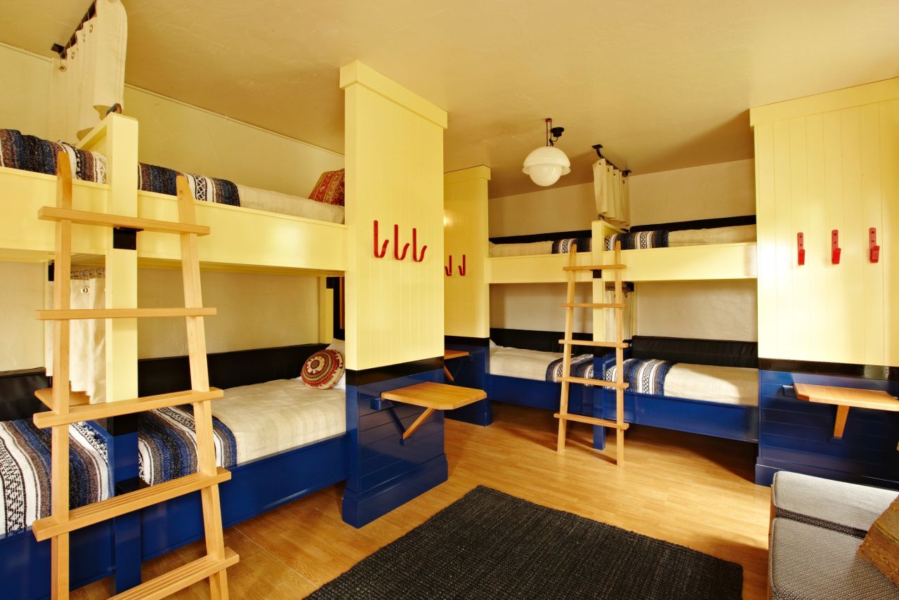 This 60-room hostel has vintage furniture and offers a fun boho-chic vibe.
