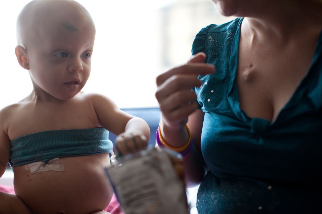 During her pregnancy in 2010, Kezia noticed swollen lymph nodes in her neck. Several months after she gave birth, doctors told her she had stage 3 Hodgkin's lymphoma. The cancer had spread to her chest, neck and abdomen.