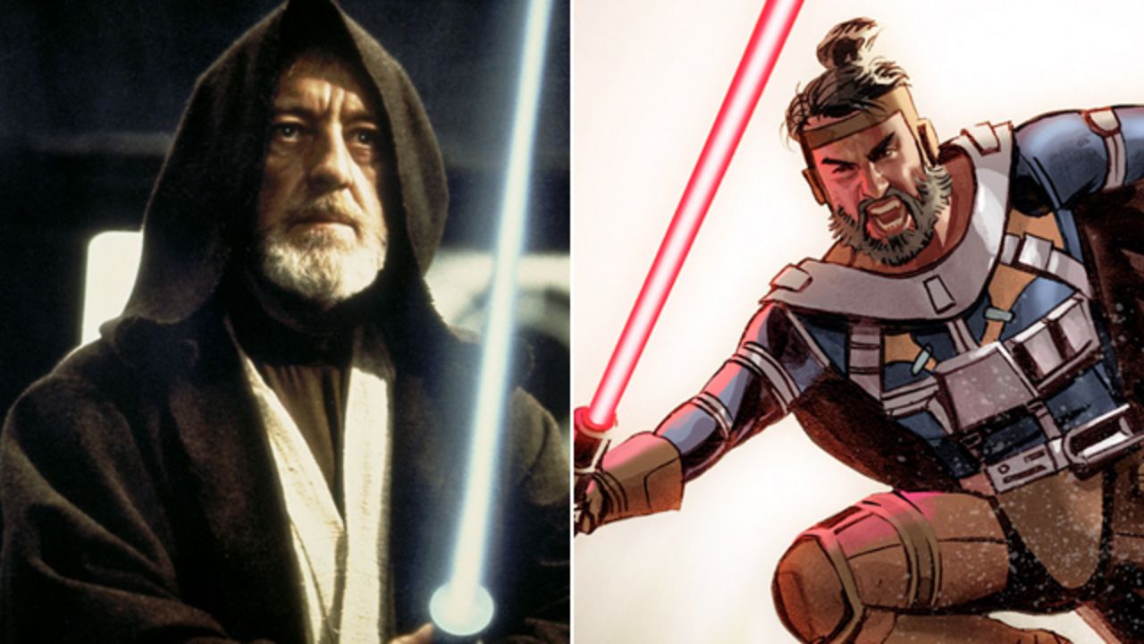 Like Obi-Wan Kenobi, Kane is a seasoned Jedi in this story, but Kane appears to be younger than Obi-Wan. The Jedi are being hunted by the Sith, but there are some still around at this point, including General Skywalker and Kane's two sons.