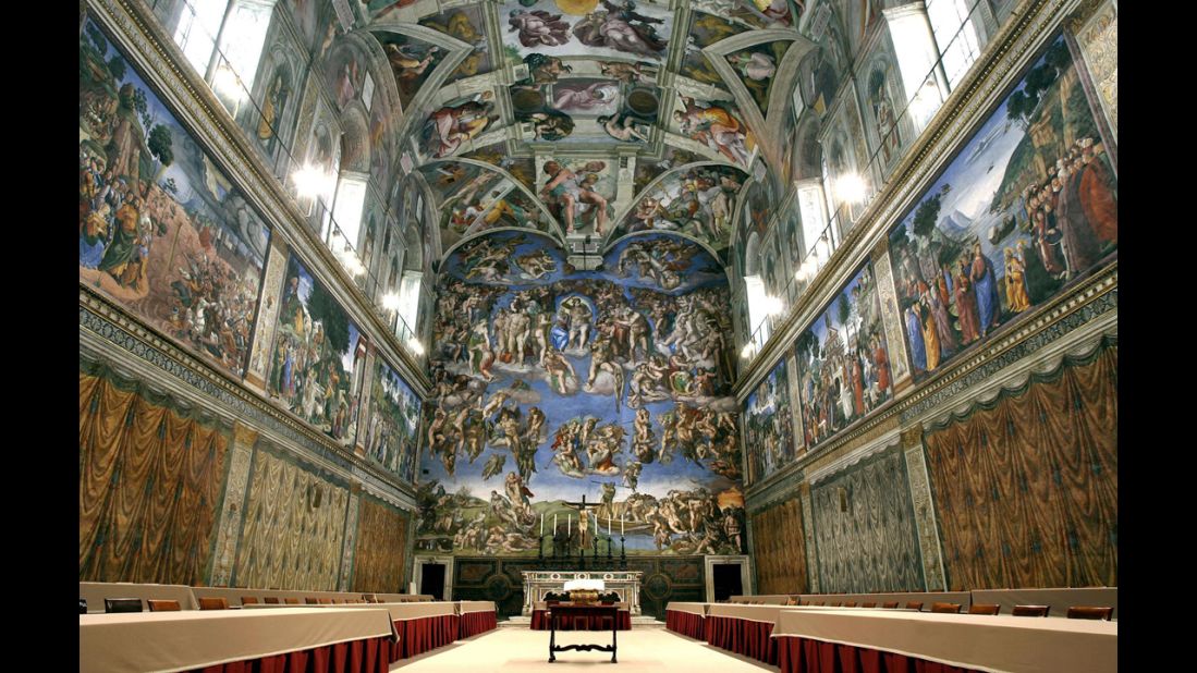 Pope Julius II's decision to display a collection of sculptures at the beginning of the 16th century led to the Vatican Museums. Sections include ethnology, Egyptian history, Etruscan history, tapestries, ceramics, contemporary art, the Sistine Chapel and much more.
