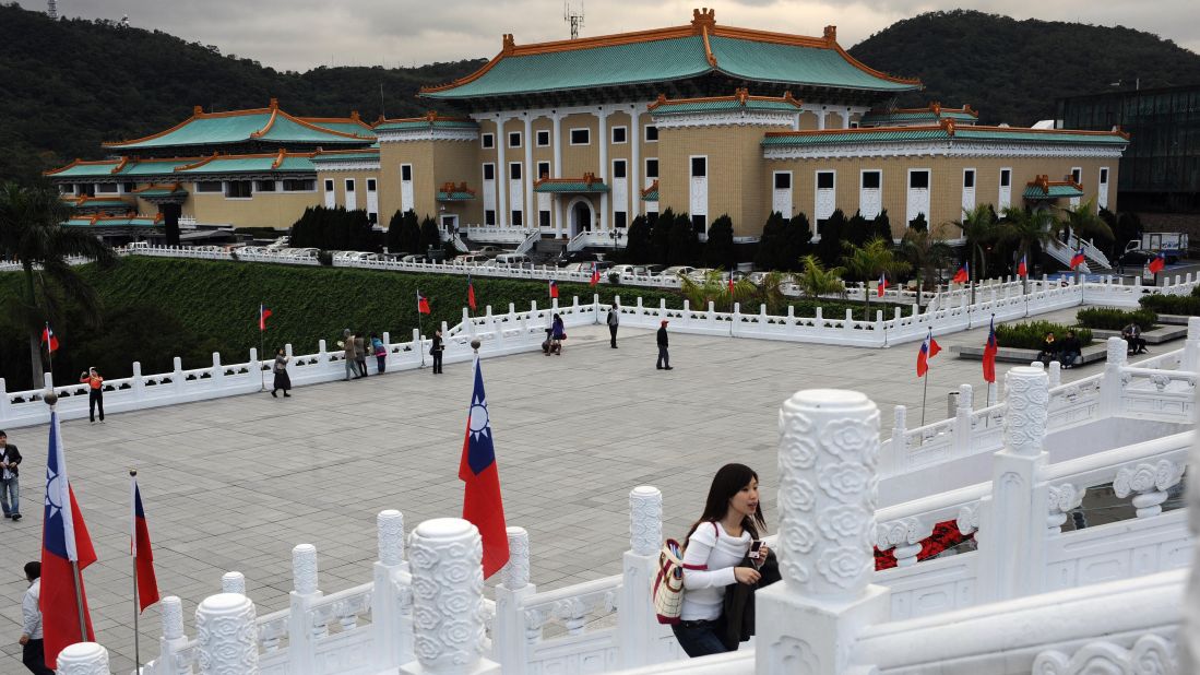 The National Palace Museum's collection of artifacts began with the palatial possessions of China's last emperor Puyi. To avoid destruction during multiple wars, the collections were shipped throughout China before being reassembled in Taiwan. 