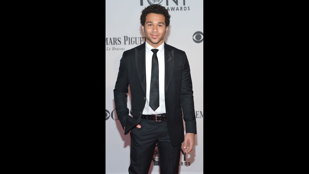 "High School Musical" and Broadway star Corbin Bleu attended the 66th Annual Tony Awards at the Beacon Theatre in New York in 2012.