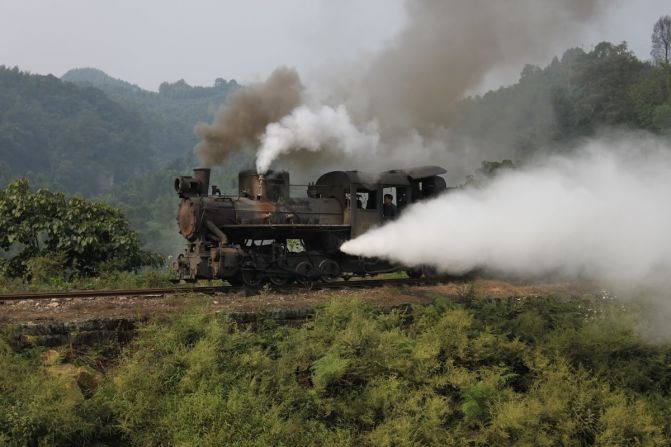 Bagou -- a coal town that's seen its population fall from 20,000 to 1,500 since its mine ceased operation -- is an anomaly in China. It's a town that's actually worse off in 2013 than it was 50 years ago. The narrow-gauge rail line was built in 1958 to connect Bagou with the river town of Shibanxi and has six intermediate stops along its 19.8-kilometer (12.3-mile) route.