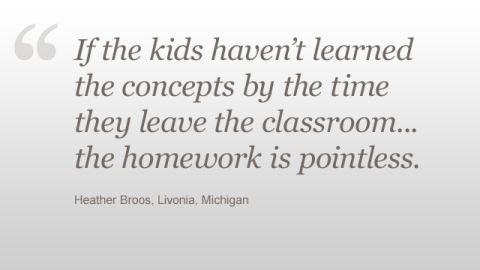 Homework Heather Broos quote