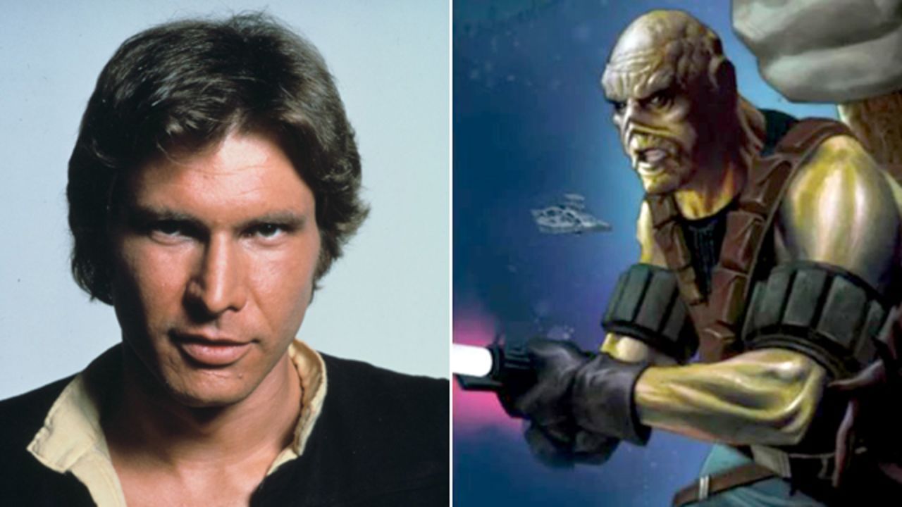 Perhaps the most jarring difference in "The Star Wars" comic is the fact that Han is an alien. (But he's still quite fluent in Wookiee.)