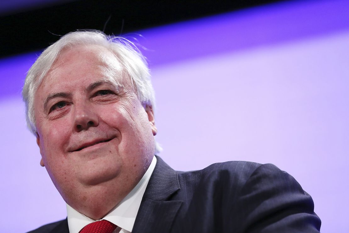 Founder of the Palmer United Party, Clive Palmer.