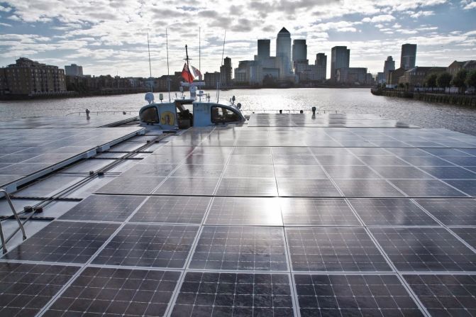 "The fact that the boat doesn't create any pollutants means what we measure is as natural as possible," said the boat's onboard climatologist, Martin Beniston.
