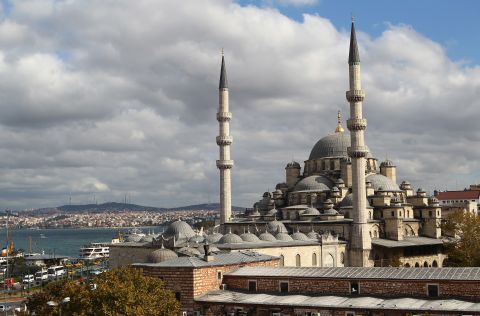 The Turkish city of Istanbul offers an unusual blend of cultures as the city sits in both Europe and Asia.