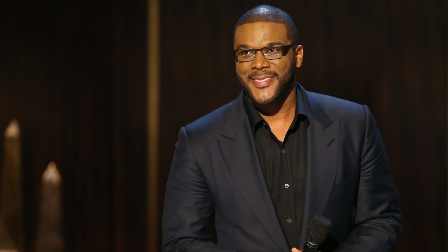 Tyler Perry onstage at Spike TV's "Eddie Murphy: One Night Only" at the Saban Theatre on in 2012 in Beverly Hills, California.