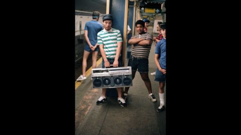 With the arrival of the boom box, cassettes came back into vogue in the '80s. This hulking music delivery system was considered "portable"  and helped propel cassette sales.  