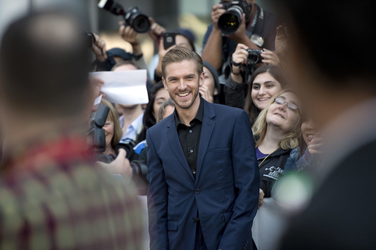 Actor Dan Stevens at the gala for "The Fifth Estate" on September 5.