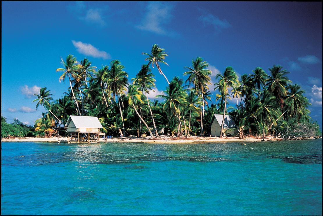 Manihi, another large coral atoll, offers a true castaway vacation, where few tourists venture. 