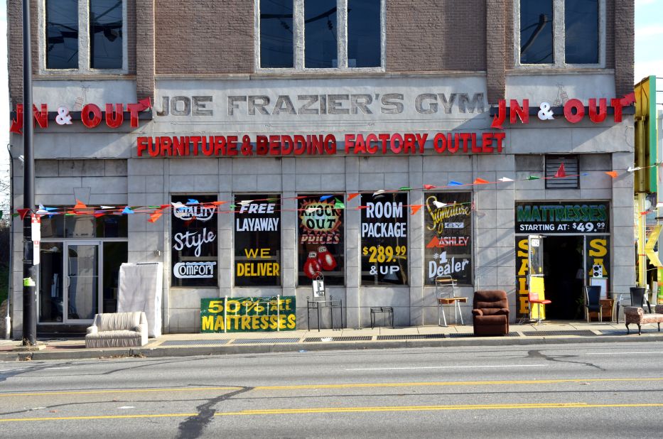 In 1968, Joe Frazier turned a three-story structure into his personal gym, living upstairs and training downstairs. The structure was on the brink of oblivion until this year, when it was added to the National Register of Historic Places. 