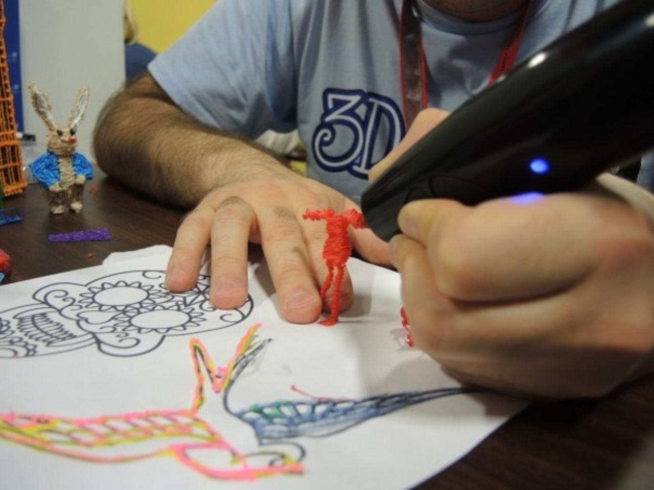 The 3Doodler is the world's first 3D printing pen that allows users to create 3D models in minutes.