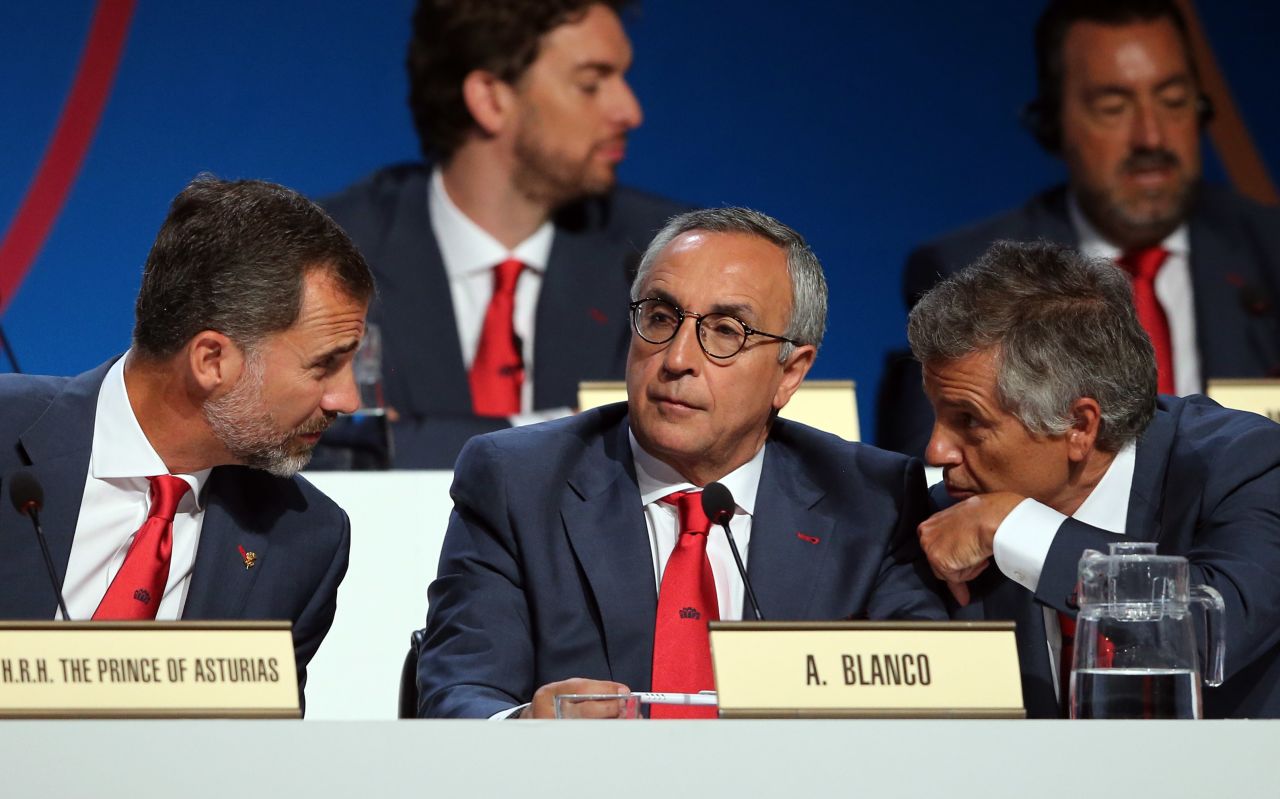 Spain's Prince Felipe, president of the Madrid 2020 bid committee Alejandro Blanco and IOC executive committee member Juan Antonio Samaranch Jr. had hoped it would be third time lucky for the city's chances.