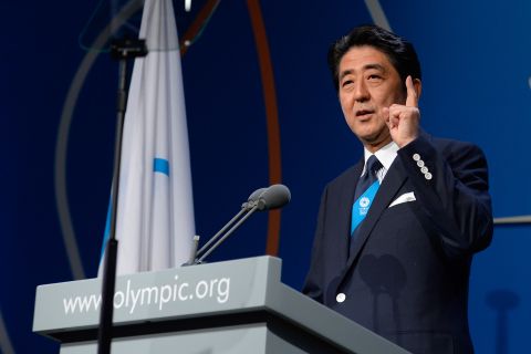 Prime Minister Shinzo Abe took time out from the G20 meeting in Russia to lead Japan's presentation, downplaying fears over radiation leakage at the Fukushima nuclear plant. 