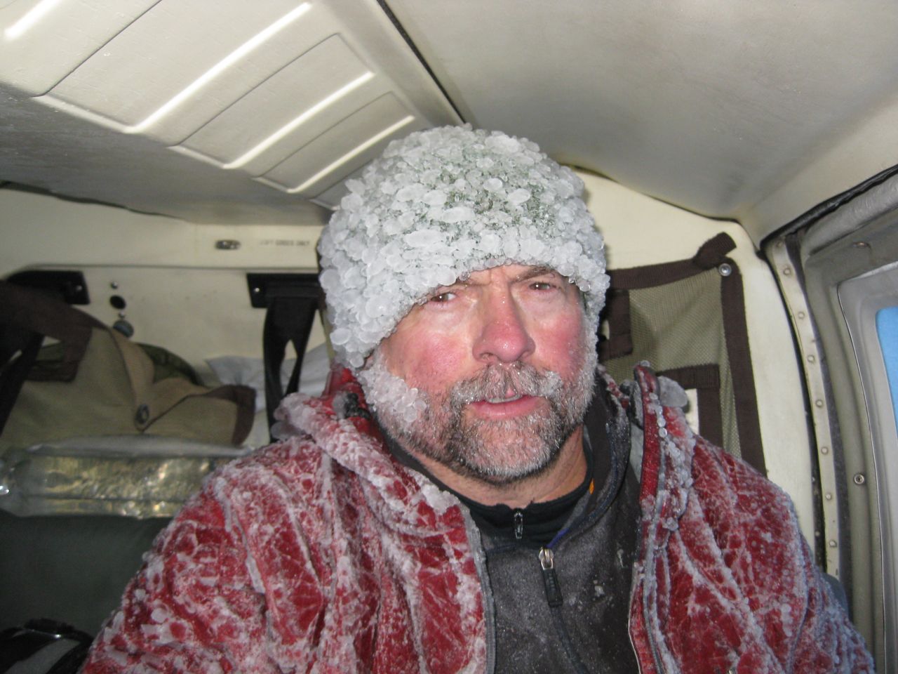Geophysicist John Paskievitch was stranded for two days on Alaska's Mount Mageik volcano with helicopter pilot Sam Egli and Taryn Lopez, a post-doctoral researcher. The team had flown to the volcano to retrieve instruments on the volcano ahead of the brutal Alaska winter.