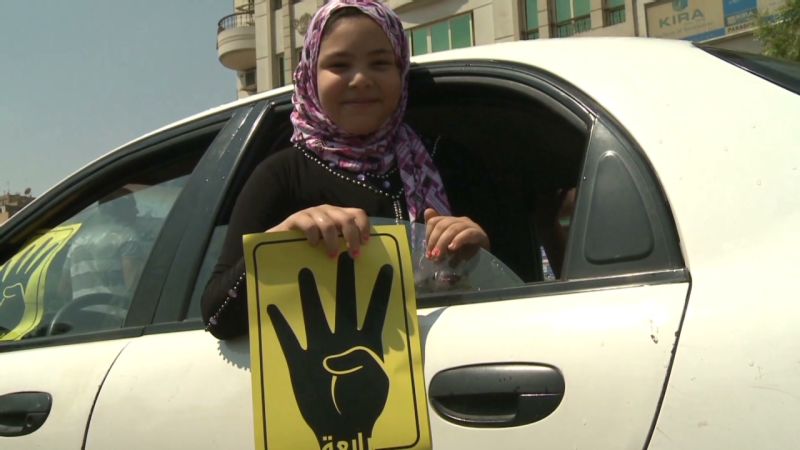 Protesters get new logo and salute | CNN